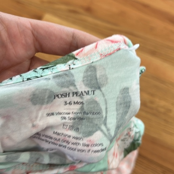 POSH PEANUT erin peplum top and bloomers size 3-6 months - Picture 3 of 3